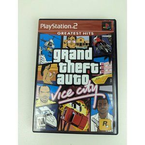 Grand Theft Auto: Vice City (Sony PlayStation 2) PS2 Game And Case - Tested!